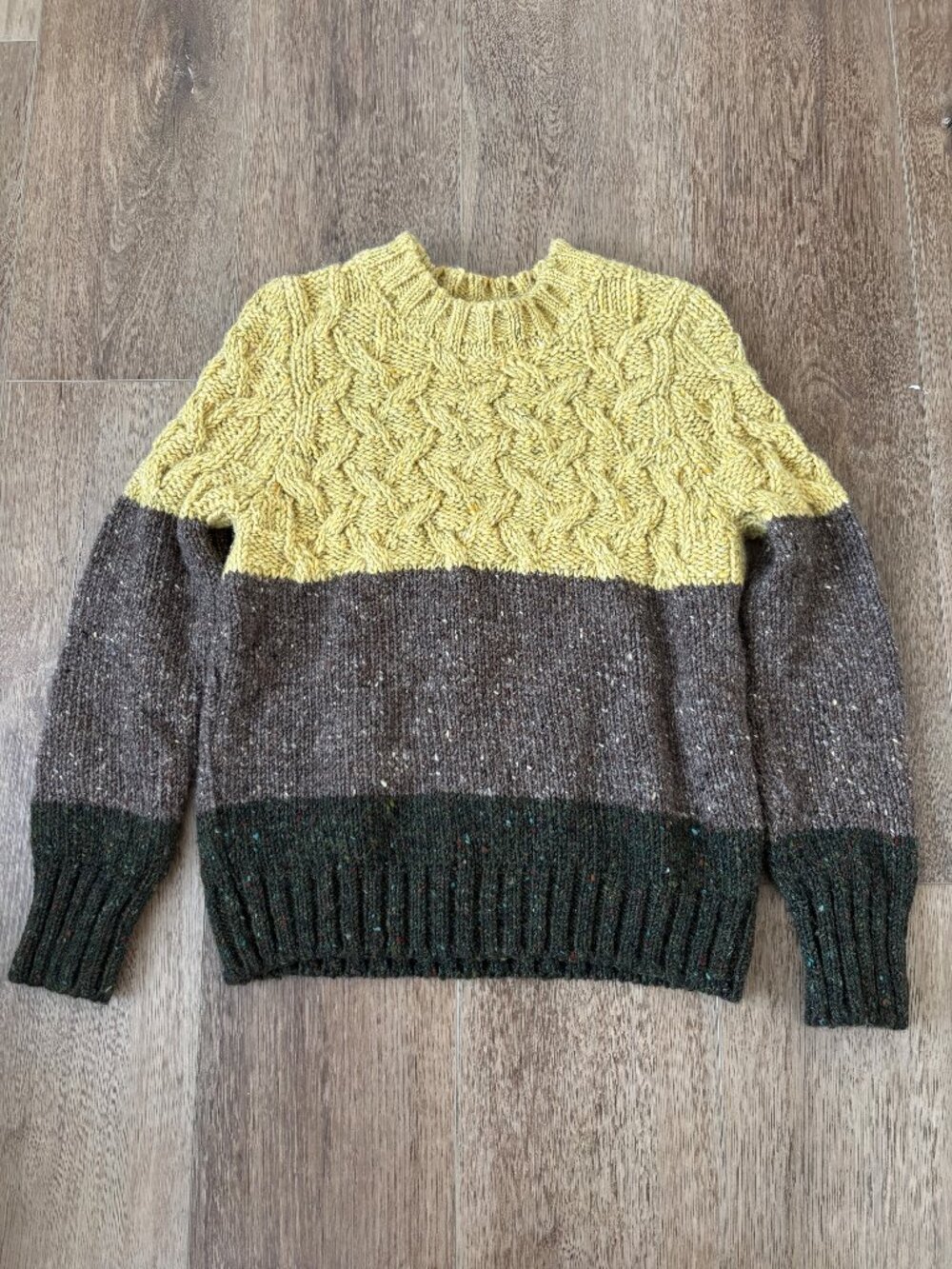 Mcconnell Colorblock Wool Sweater - Size Small
